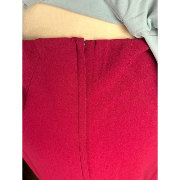 Emese-Raspberry 1950's Wiggle Skirt by Miss Candyfloss - Picture 7 of 8